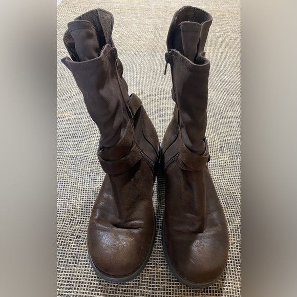 Carlos by Carlos Santana Dark Brown Sawyer Boot, Size 8.5M, Mid Calf/Ankle, Zip - Picture 1 of 9